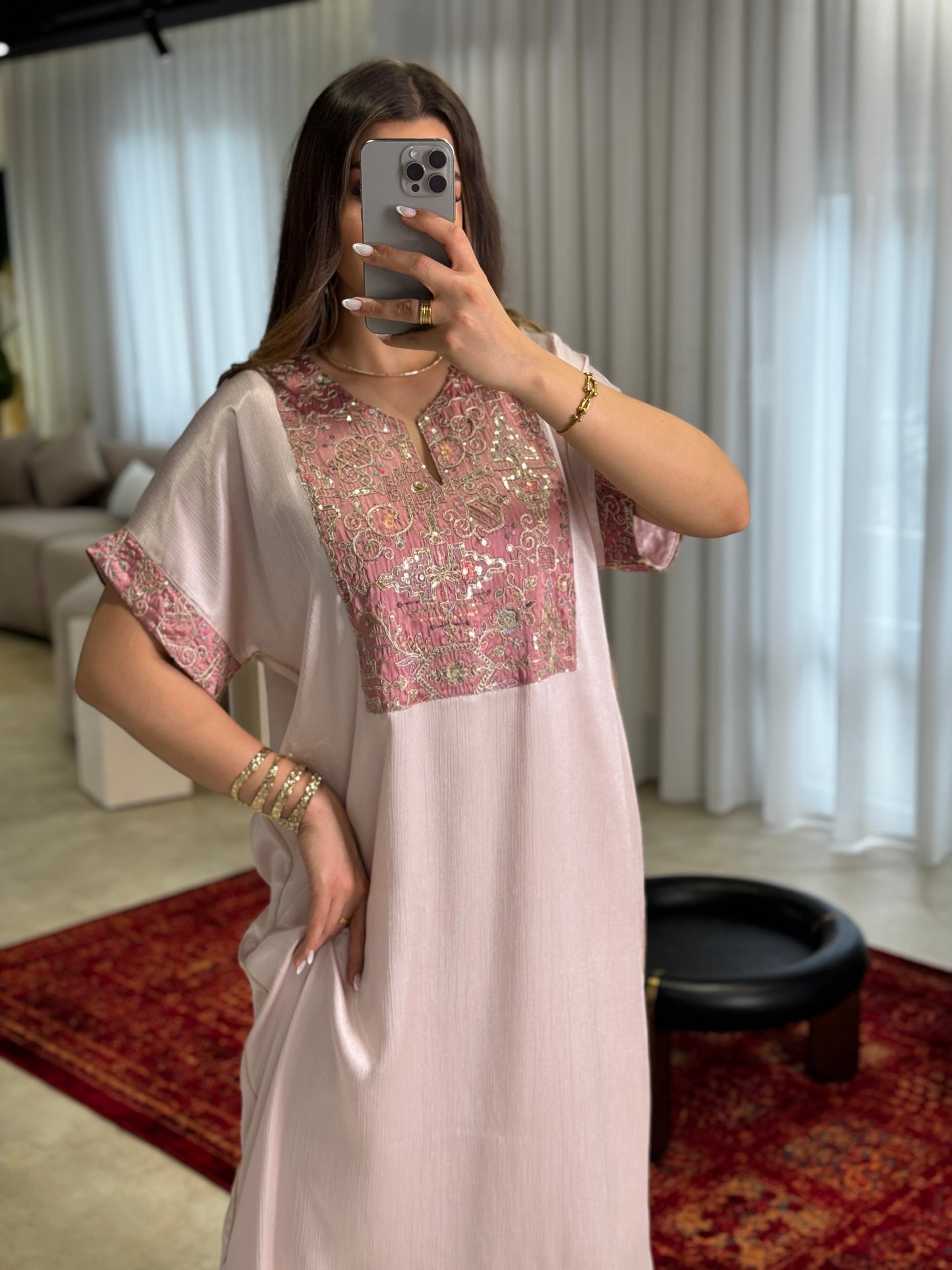 Robe Mila Rose Poudré 🌸