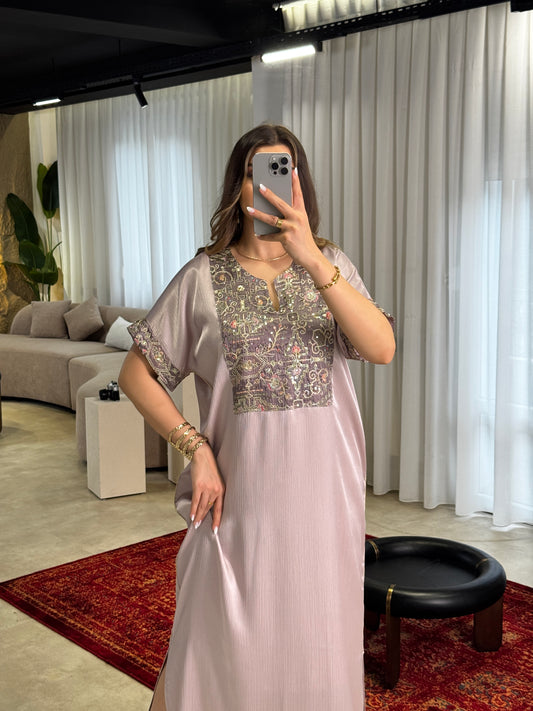 Robe Mila Mauve Cendré 🌷