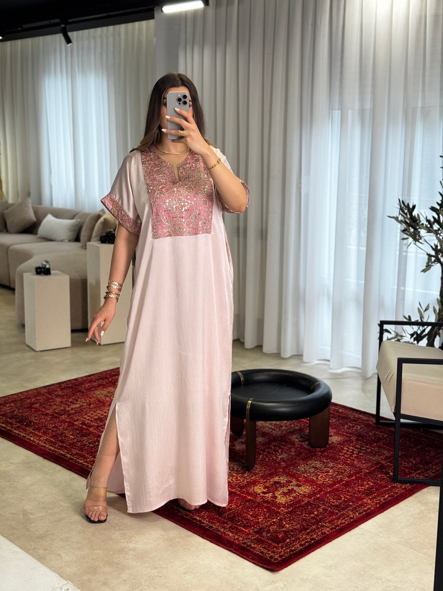 Robe Mila  Rose Poudré 🌸