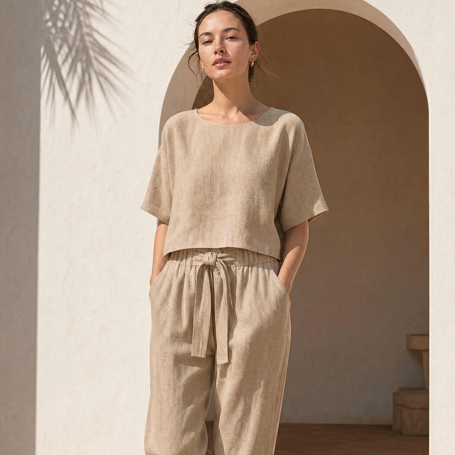 Ensemble été Beige