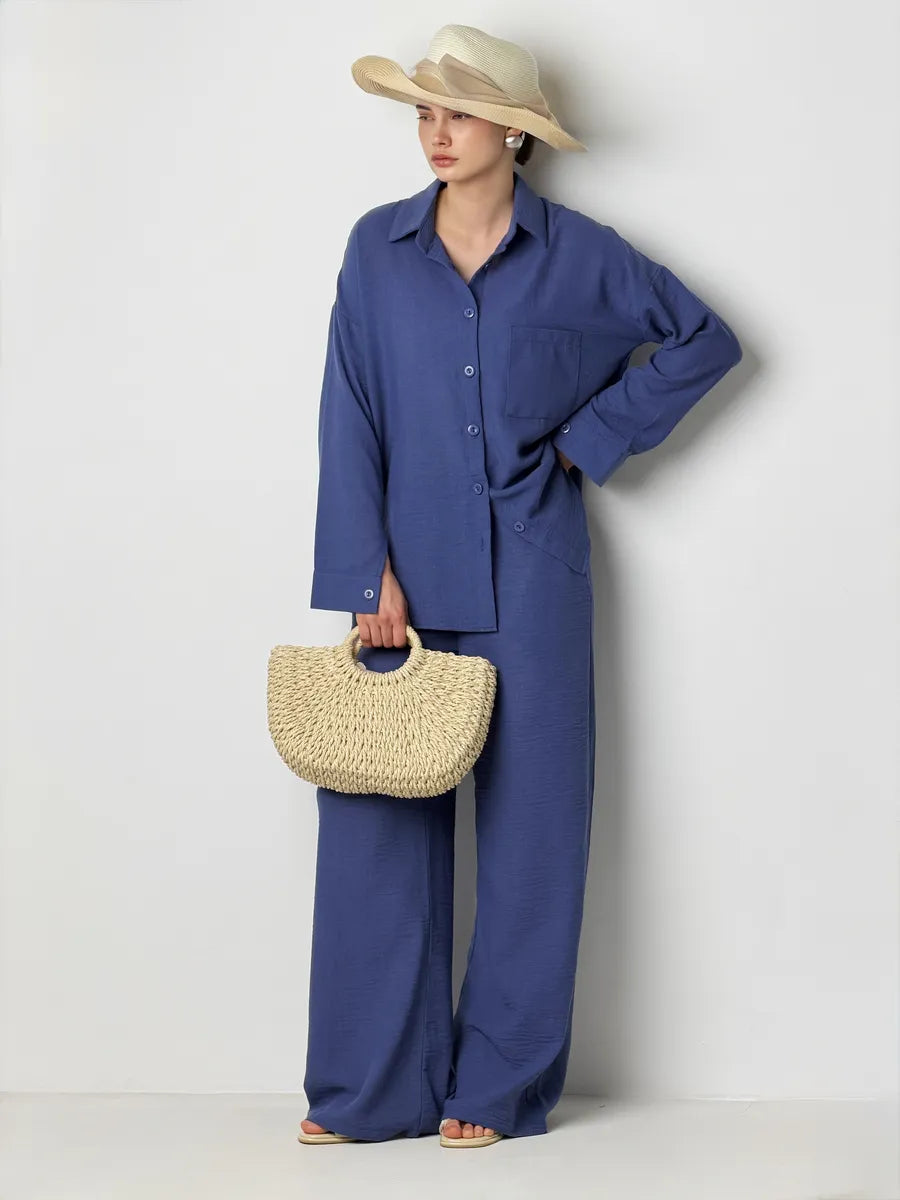 Ensemble Tailleur Pantalon d'Été - Femme