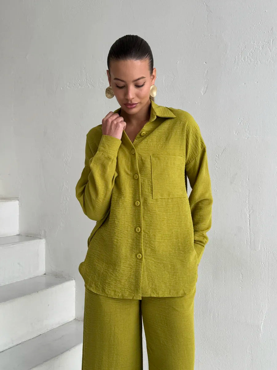 Ensemble Tailleur Pantalon d'Été - Femme