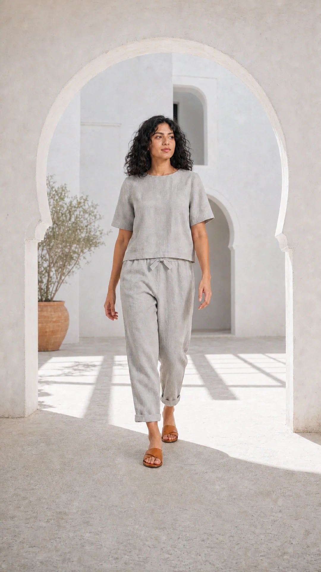 Ensemble été grège gris — Casbah, haute qualité